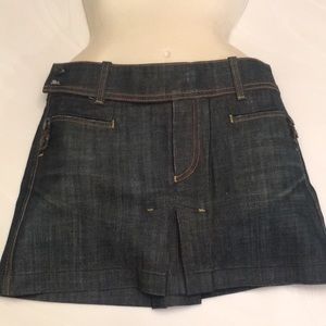 Citizens of humanity short denim skirt